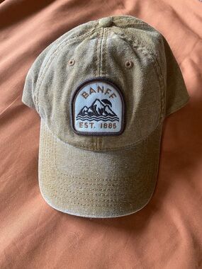 Legacy Brown Canvas Baseball Cap with Mountain Patch
